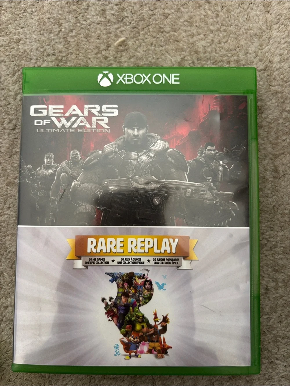 Xbox One Gears of War Ultimate Edition + Rare Replay Bundle - Green